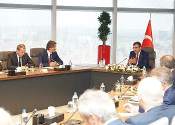 Cumhurbaşkanı Yardımcısı Cevdet Yılmaz’ın TBB İdare Şurası’nı kabulü hakkında