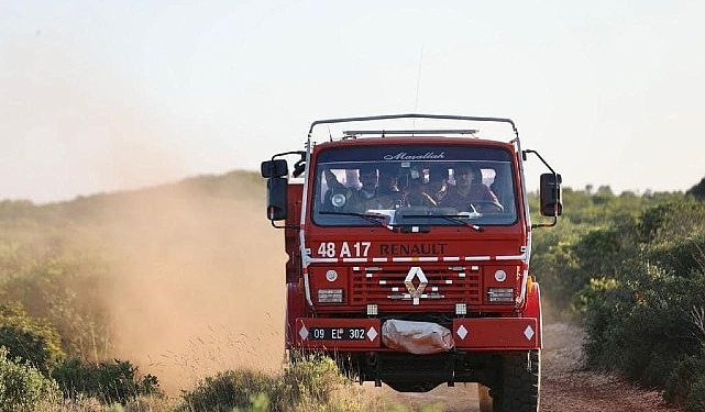 Didim’de Çıkan Yangın Denetim Altına Alındı