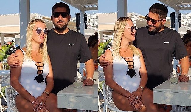 Donat çiftinin Bodrum keyfi