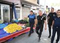 Edremit Zabıta’dan Pazar yeri kontrolleri