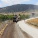Finike Ördübek yayla yolunda asfalt çalışması
