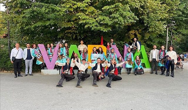 Halk Dansları Topluluğu Şenlik Turnesinde