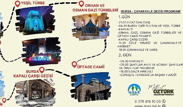 Ilgaz Belediyesi Kültür Seyahatleri devam ediyor