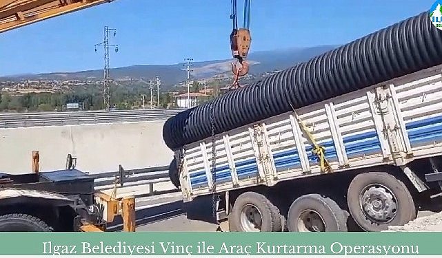 Ilgaz Belediyesi’nden Nefes Kesen Kurtarma Operasyonu