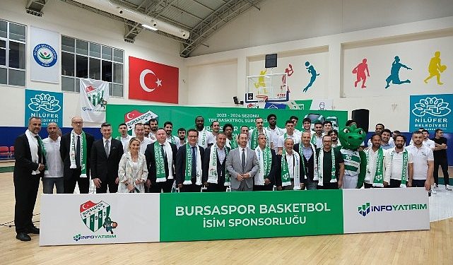 İNFO Yatırım, Basketbol Harika Ligi’nin savlı kadrosu Bursaspor’a isim sponsoru oldu!