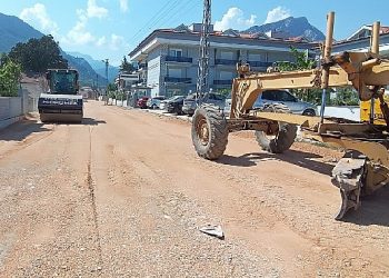 Kemer’de altyapı çalışmaları