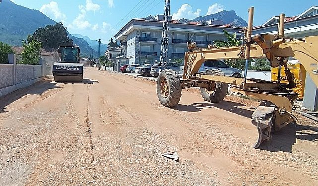 Kemer’de altyapı çalışmaları