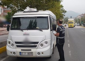 Kocaeli Büyükşehir’den servis araçlarına sıkı kontrol