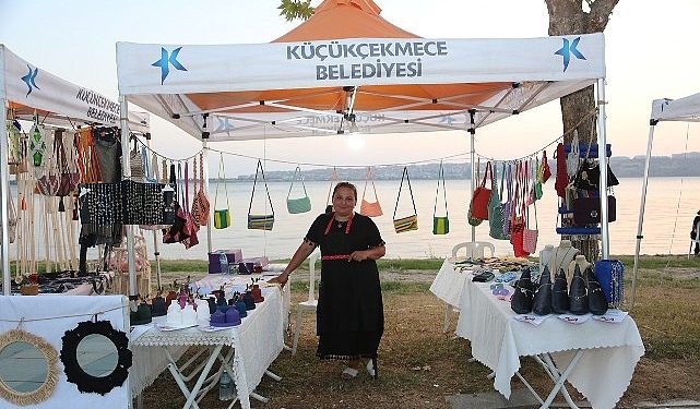 Küçükçekmece Belediyesi Bayan Emeği Pazarı, göl kenarında vatandaşlarla buluşuyor