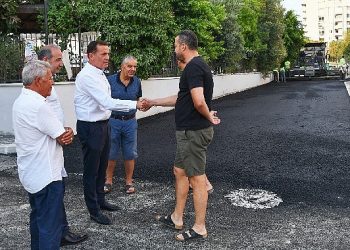 Lider Özyiğit, yol üretim çalışmalarını yerinde inceledi