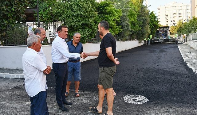 Lider Özyiğit, yol üretim çalışmalarını yerinde inceledi