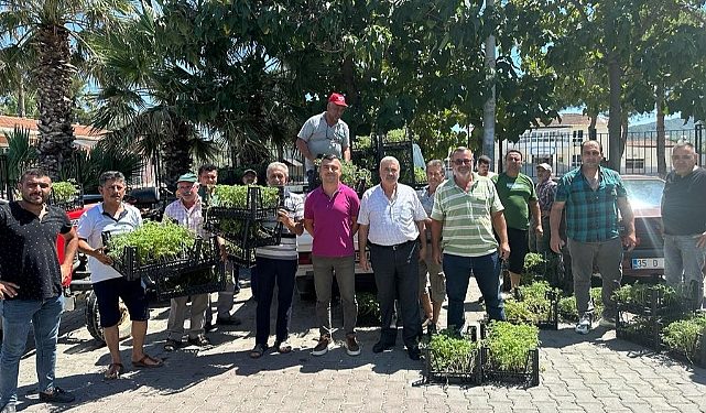 Menderes’te Atalık Fideler Üreticiyle Buluştu