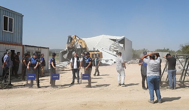 Nilüfer’de kaçak yapılarla gayret devam ediyor