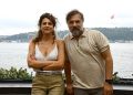 Oktay Kaynarca ve Ebru Özkan Saban, set öncesi bir ortaya geldiler