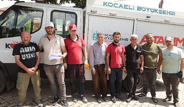 Selden tarlaları ziyan gören çiftçilere dayanak