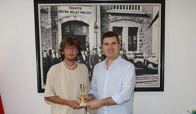 Tayfun Canlı, şampiyon ile buluştu!