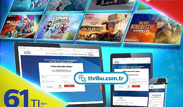 Tivibu’da online müracaata özel birinci ay parasız kampanyası