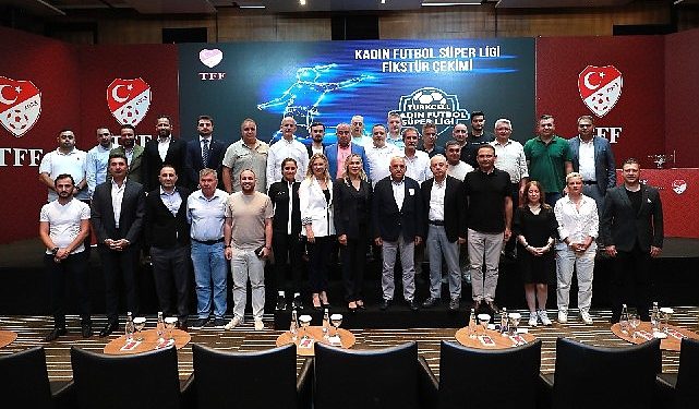 Turkcell Bayan Futbol Üstün Ligi’nde 2023-2024 dönemi fikstür çekimi gerçekleştirildi