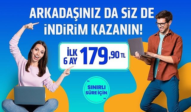 TurkNet’in GigaFiber’li Arkadaşını Getir kampanyası, hem sizi hem arkadaşlarınızı sevindiriyor