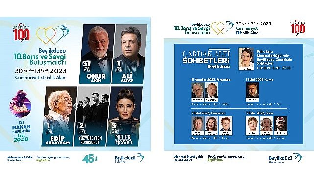 10. Barış ve Sevgi Buluşmaları Başlıyor