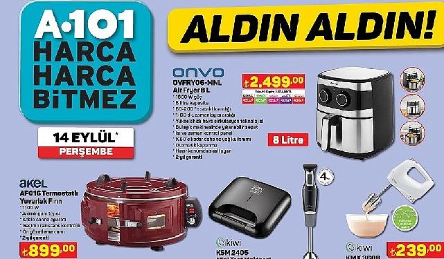 14 Eylül’de A101 Marketlerinde Teknolojik Eserler Tüketicilere Sunulacak