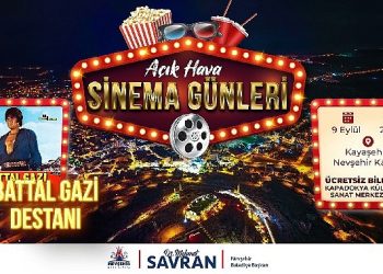 Açık Hava Sinema Günleri “Battal Gazi Destanı” ile devam ediyor