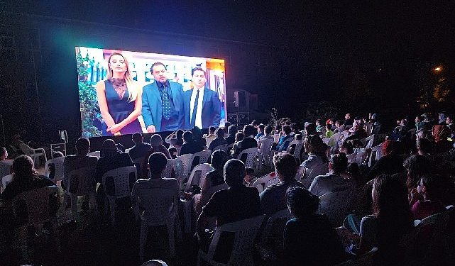Açık havada sinema keyfi Gölcük’te bir öbür hoş