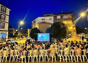 Açık havada yaz sineması