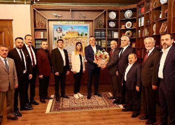 Ahilik Haftası Kutlama Heyeti Lider Savran’ı Ziyaret Etti