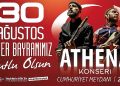 Antalya Büyükşehir Belediyesi 30 Ağustos’ta Athena konseri düzenliyor