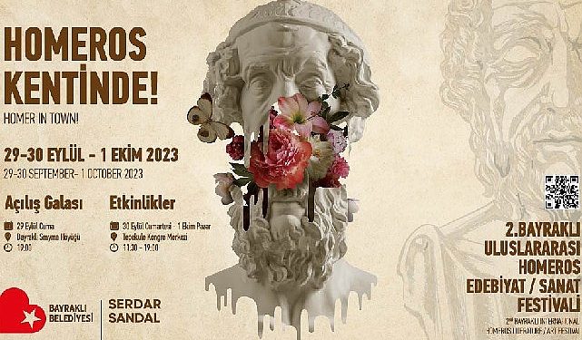 Bayraklı şenliğe hazırlanıyor