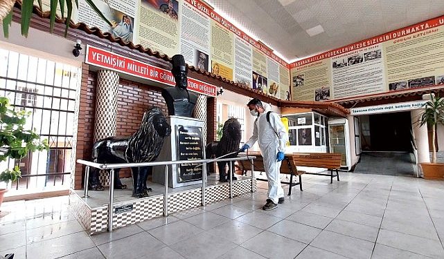 Bayraklı’da İbadethaneler Dezenfekte Ediliyor