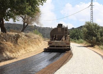 Belenobası-Gebece küme yolu asfaltında sona gelindi