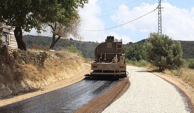 Belenobası-Gebece küme yolu asfaltında sona gelindi