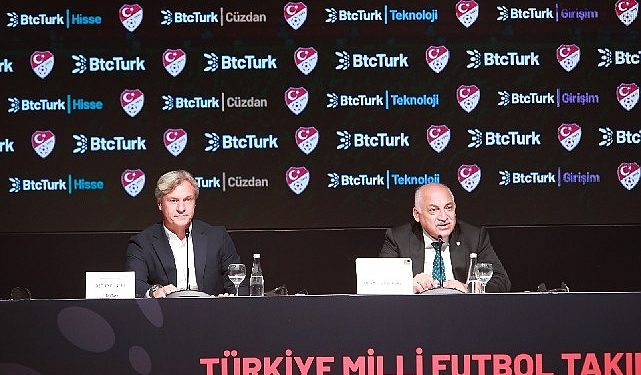 BtcTurk tekrar Türkiye Ulusal Futbol Kadroları Ana Sponsoru oldu