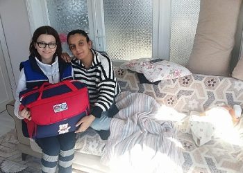 Büyükşehir’den 2859 Aileye Güzel Geldin Bebek Çantası