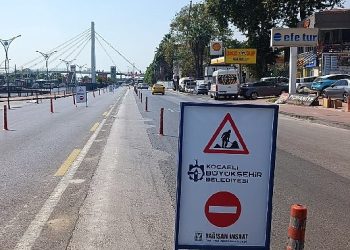 D-100 Kuzey yan yola orta refüj