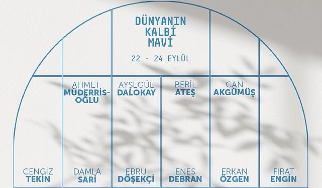 ‘Dünyanın Kalbi Mavi’ Segisi 22 Eylül’de Atelier Marvy’de Açılıyor