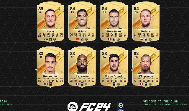 EA SPORTS FC 24’Ün Takımındaki 17.000’i Aşkın Futbolcunun Reytingleri Açıklandı