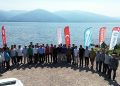 Eşme’de Sapanca gölüne 100 bin sazan salındı 