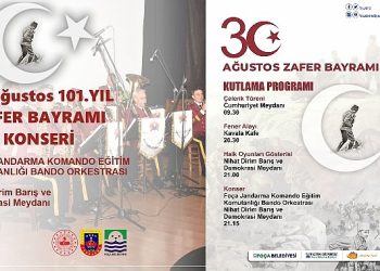 Foça’da 30 Ağustos Zafer Bayramı
