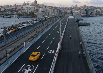 Galata Köprüsü’ndeki çalışma planlanandan evvel bitirildi