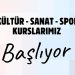 Gaziemir’de kültür, sanat ve spor kurslarına kayıtlar başladı