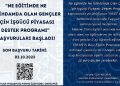 Gençlere günlük 10 Euro harçlık ve makine eğitimi
