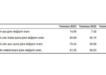 Hizmet Üretici Fiyat Endeksi (H-ÜFE) yıllık yüzde 79,33, aylık yüzde 14,06 arttı