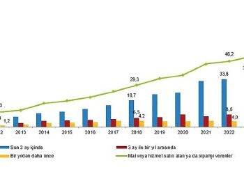 İnternete erişim imkanı olan hane oranı yüzde 95,5 oldu