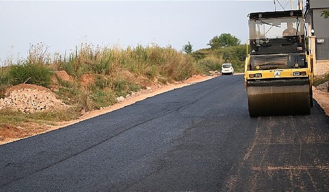 Kartepe’de 270 ton asfalt serildi