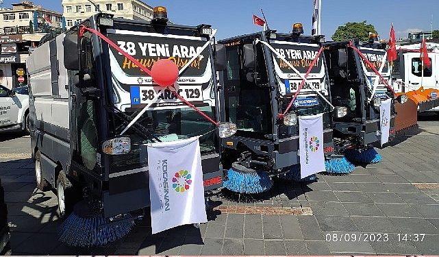 Kayseri Kocasinan Belediyesi Yerli ve Ulusal Üretimle Filosunu Güçlendirdi