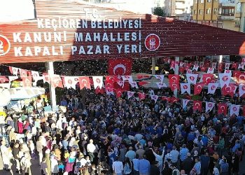 Keçiören’de Yasal Mahallesi Yeni Kuşak Semt Pazarı hizmete açıldı