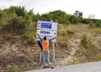 Kırsal Mahallelerin İşaret ve Yönlendirme Levhaları Yenileniyor